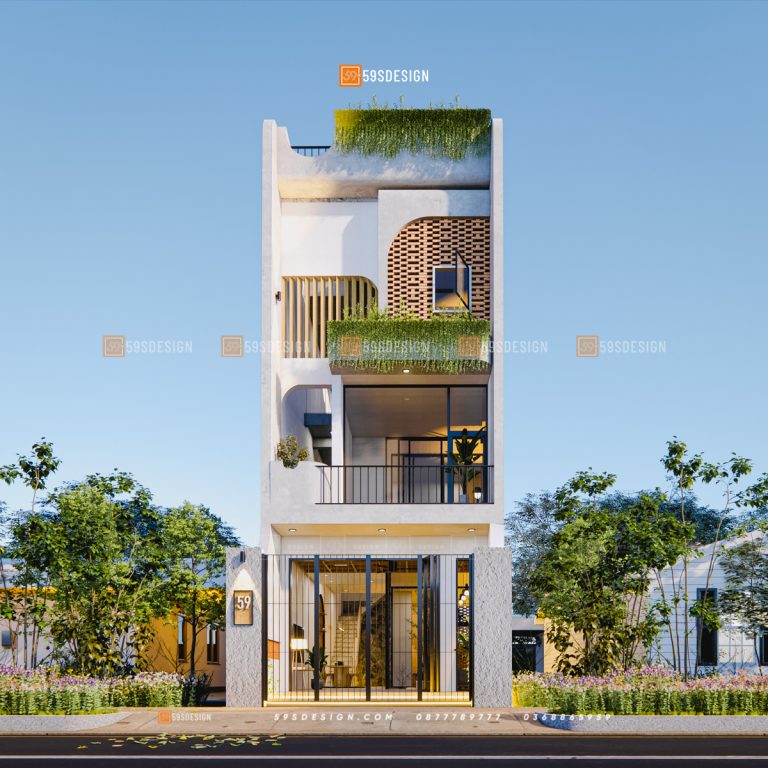 V.HOUSE – Nhà phố 3 tầng, hiện đại sáng thoáng